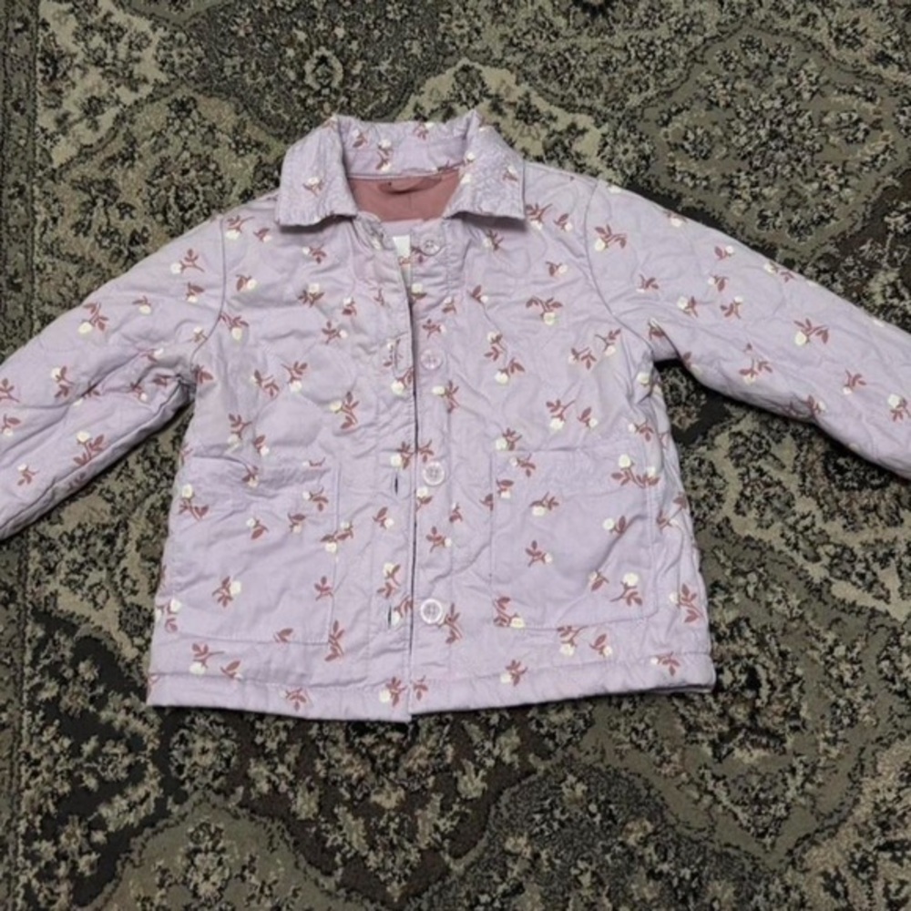 Cat & Jack Pink Floral Jacket 2T